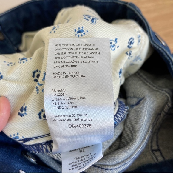 Pilcro Anthropologie Womens Blue Denim The Pier Relaxed Trouser Jeans Size 27 - Picture 12 of 16